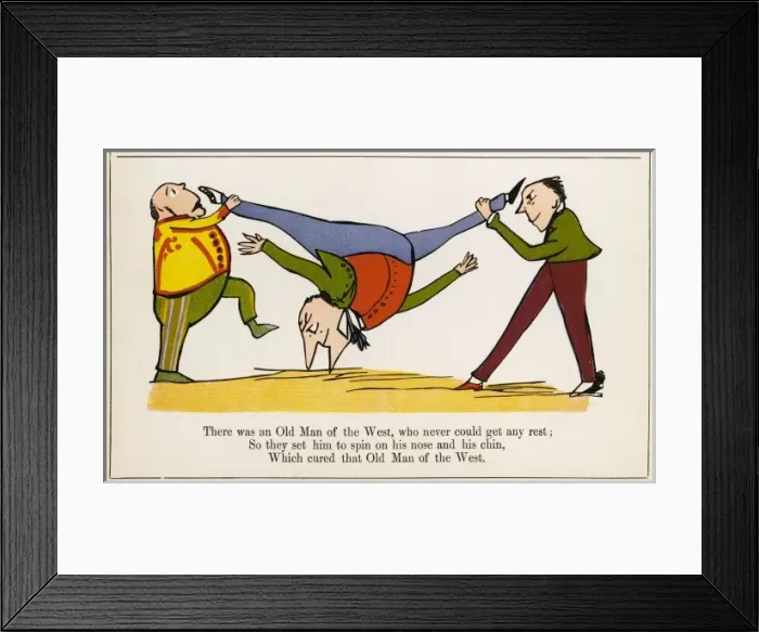 Framed Print : Lear / Nonsense / The West Framed Print : Lear / Nonsense / The West