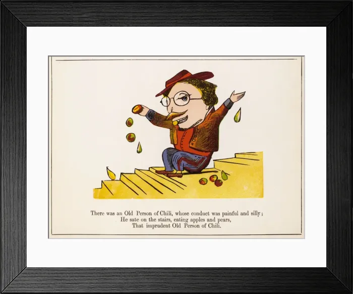 Framed Print : Lear / Nonsense / Chilli Framed Print : Lear / Nonsense / Chilli