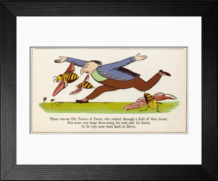 Framed Print : Lear / Nonsense / Dover Framed Print : Lear / Nonsense / Dover