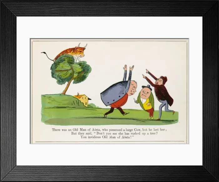 Framed Print : Lear / Nonsense / Aosta Framed Print : Lear / Nonsense / Aosta