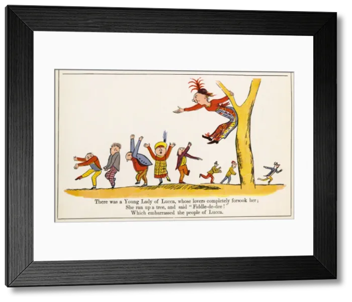 Framed Print : Lear / Nonsense / Lucca Framed Print : Lear / Nonsense / Lucca