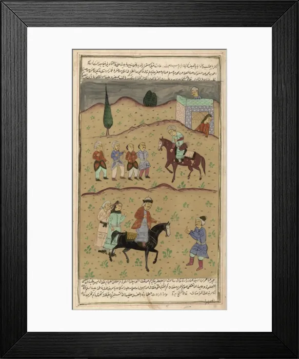 Framed Print : Persian King & Captives Framed Print : Persian King & Captives