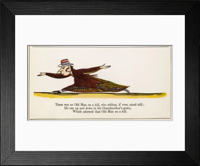 Framed Print : Lear / Nonsense / Hill Framed Print : Lear / Nonsense / Hill