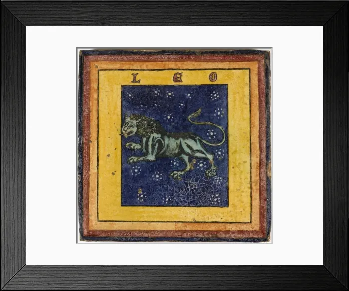 Framed Print : Zodiac Tile / Leo Framed Print : Zodiac Tile / Leo