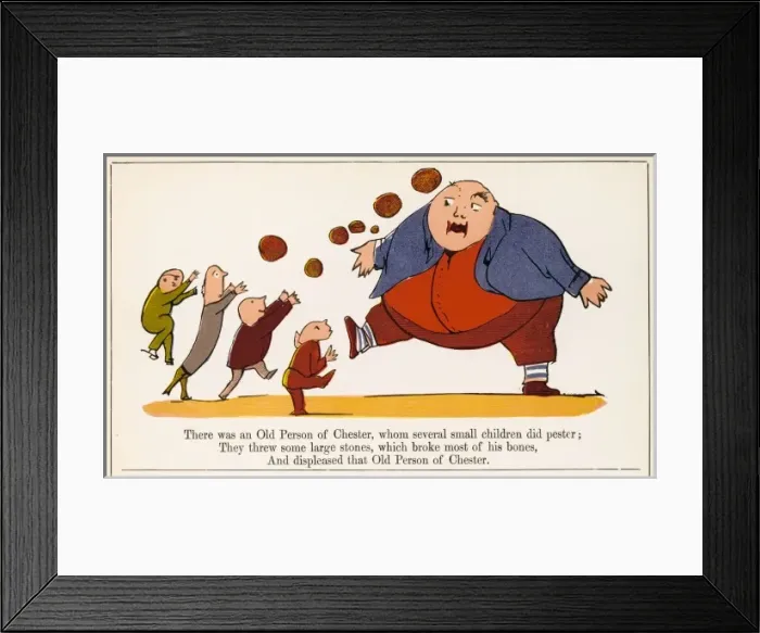 Framed Print : Lear / Nonsense / Chester Framed Print : Lear / Nonsense / Chester