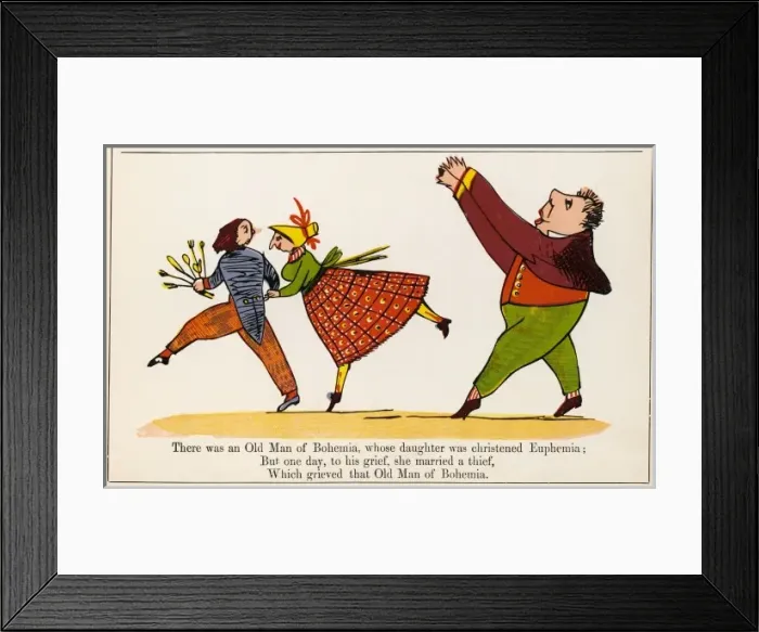 Framed Print : Lear / Nonsense / Bohemia Framed Print : Lear / Nonsense / Bohemia