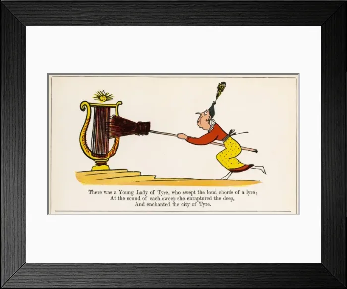 Framed Print : Lear / Nonsense / Tyre / Lyre Framed Print : Lear / Nonsense / Tyre / Lyre