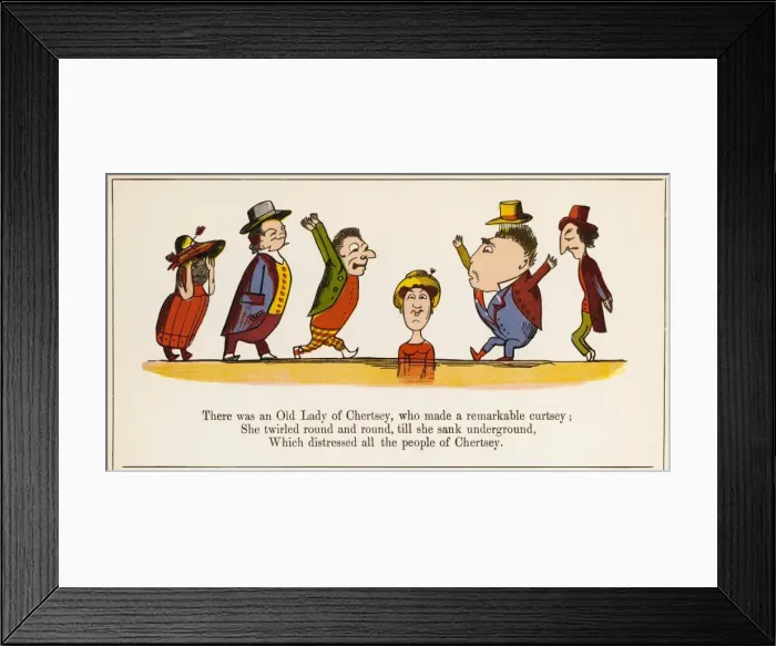 Framed Print : Lear / Nonsense / Chertsey Framed Print : Lear / Nonsense / Chertsey