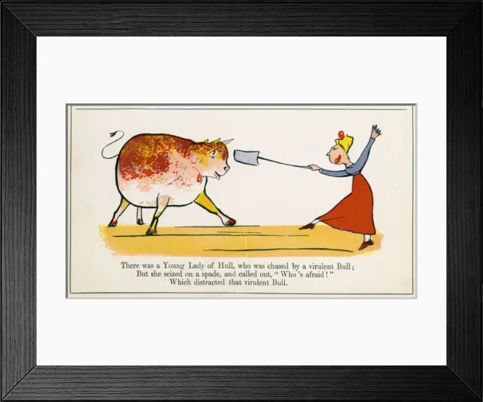 Framed Print : Lear / Nonsense / Hull Framed Print : Lear / Nonsense / Hull