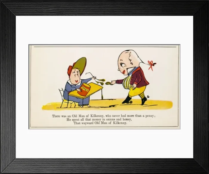 Framed Print : Lear / Nonsense / Kilkenny Framed Print : Lear / Nonsense / Kilkenny