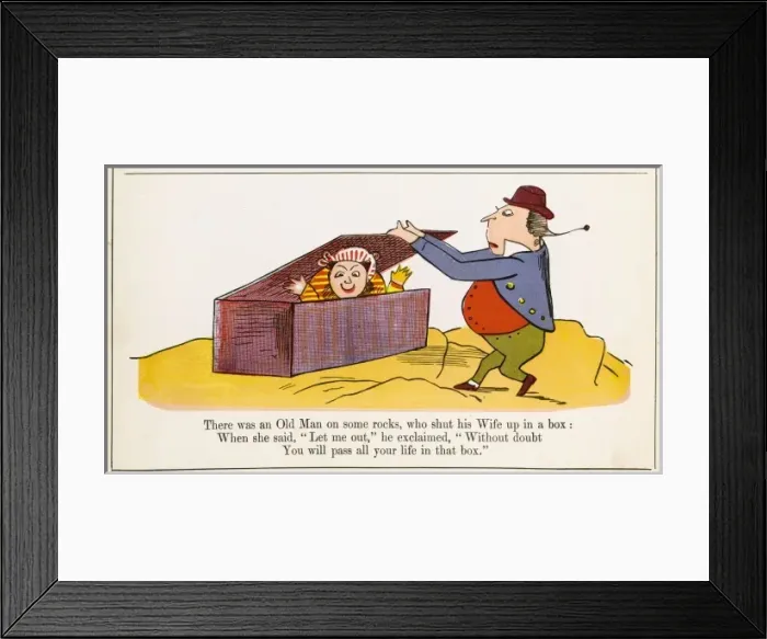 Framed Print : Lear / Nonsense / Rocks Framed Print : Lear / Nonsense / Rocks