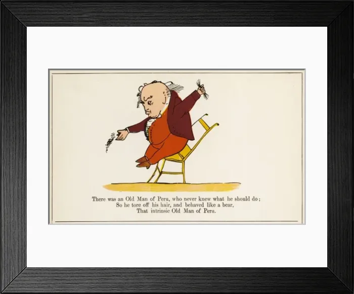 Framed Print : Lear / Nonsense / Peru Framed Print : Lear / Nonsense / Peru