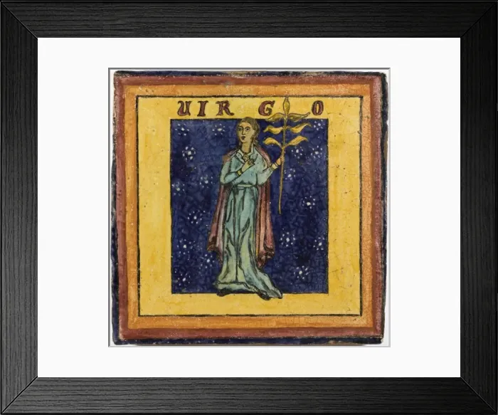 Framed Print : Zodiac Tile / Virgo Framed Print : Zodiac Tile / Virgo