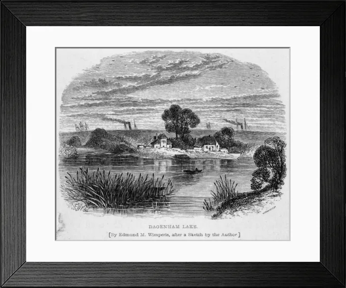 Framed Print : Dagenham Lake Framed Print : Dagenham Lake