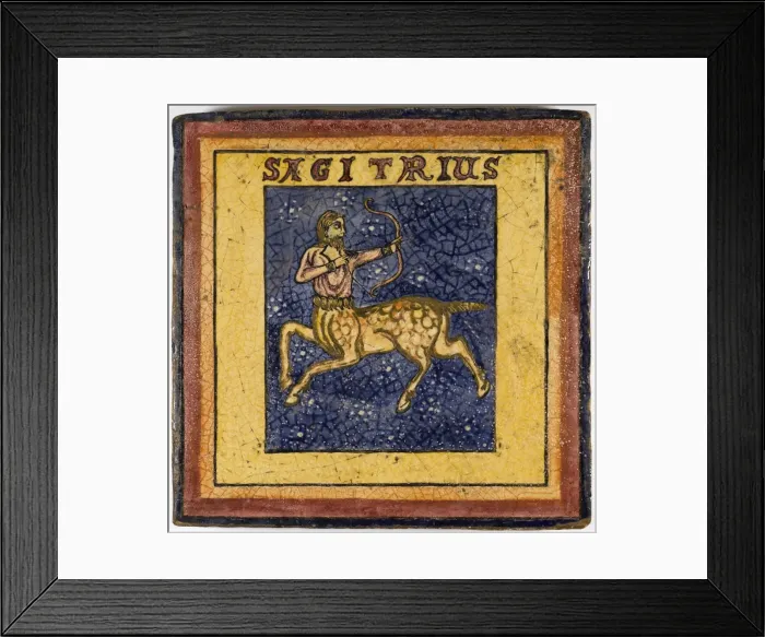 Framed Print : Zodiac Tile / Sagittarius Framed Print : Zodiac Tile / Sagittarius