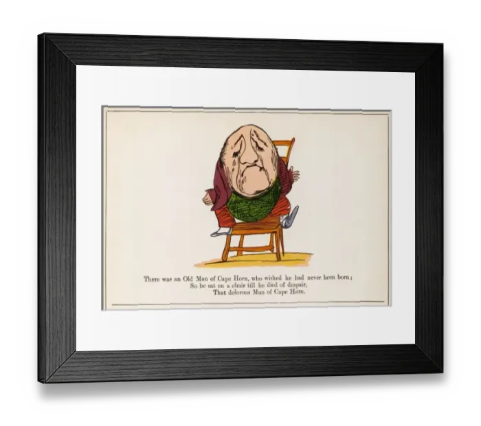 Framed Print : Lear / Nonsense / Cape Horn Framed Print : Lear / Nonsense / Cape Horn