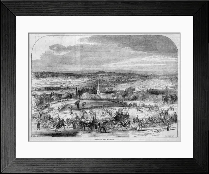 Framed Print : EPSOM. Distant view of Epsom, Surrey Framed Print : EPSOM. Distant view of Epsom, Surrey