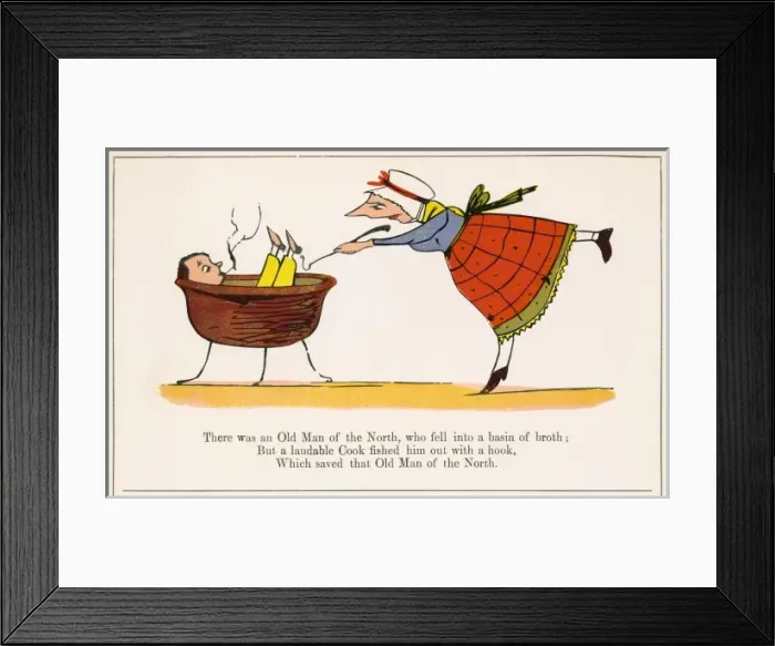 Framed Print : Lear / Nonsense / Man North Framed Print : Lear / Nonsense / Man North