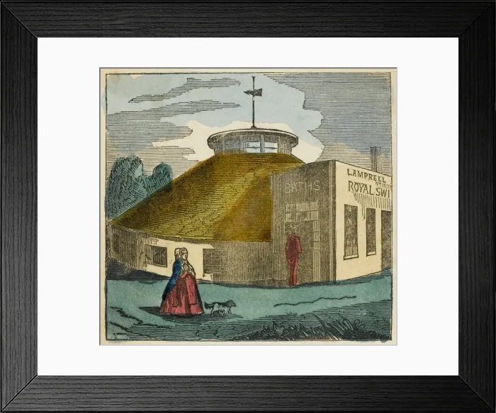 Framed Print : Brighton / Lamprells Baths Framed Print : Brighton / Lamprells Baths