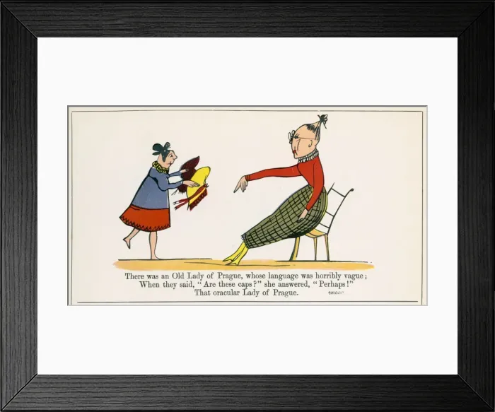 Framed Print : Lear / Nonsense / Prague Framed Print : Lear / Nonsense / Prague