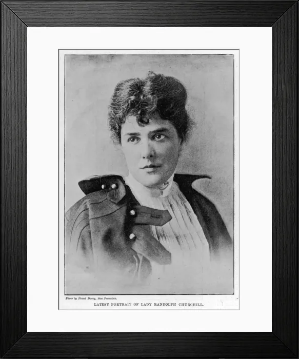Framed Print : Lady Randolph Churchill Framed Print : Lady Randolph Churchill