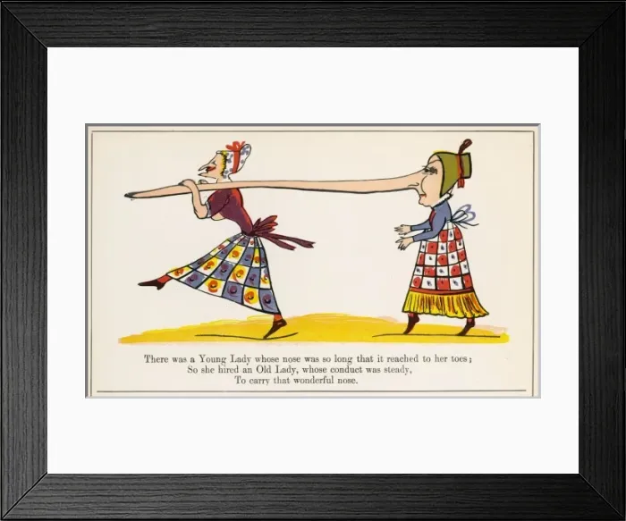Framed Print : Lear / Nonsense / Nose Framed Print : Lear / Nonsense / Nose