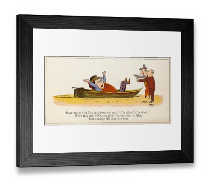 Framed Print : Lear / Nonsense / Boat Framed Print : Lear / Nonsense / Boat