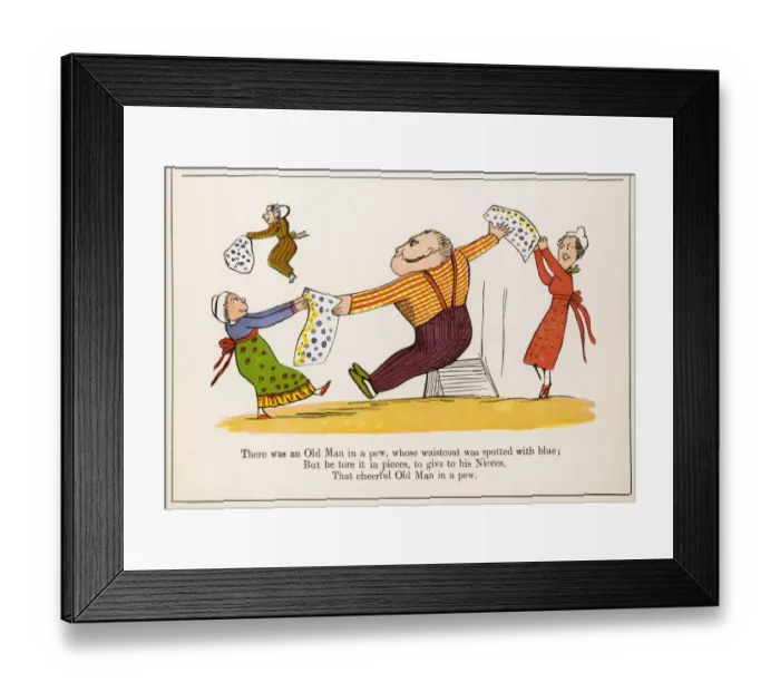Framed Print : Lear / Nonsense / Pew Framed Print : Lear / Nonsense / Pew