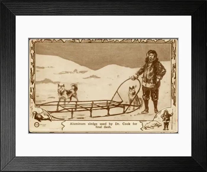 Framed Print : Cook and Sledge Framed Print : Cook and Sledge