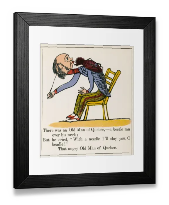 Framed Print : Lear / Nonsense / Quebec Framed Print : Lear / Nonsense / Quebec