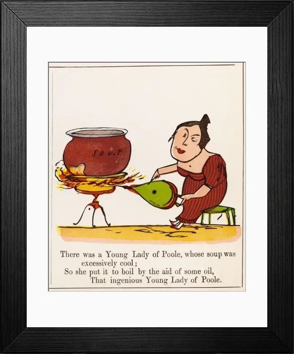 Framed Print : Lear / Nonsense / Poole Framed Print : Lear / Nonsense / Poole