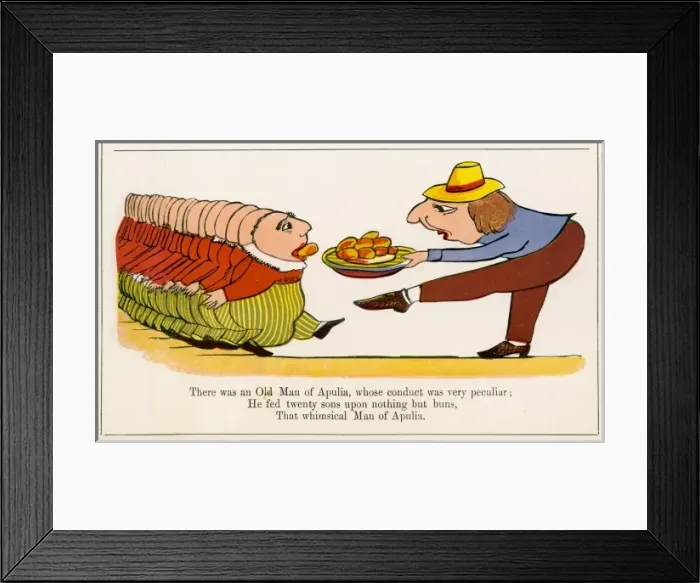 Framed Print : Lear / Nonsense / Apulia Framed Print : Lear / Nonsense / Apulia