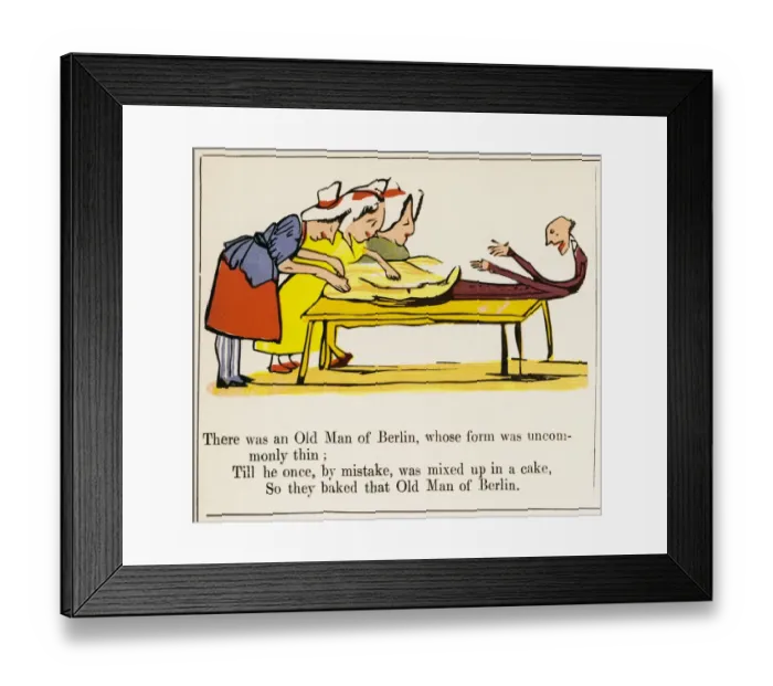 Framed Print : Lear / Nonsense / Berlin Framed Print : Lear / Nonsense / Berlin