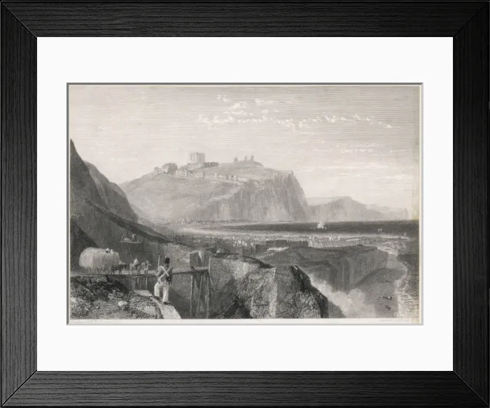 Framed Print : DOVER. Manning the white cliffs of Dover, Kent Framed Print : DOVER. Manning the white cliffs of Dover, Kent