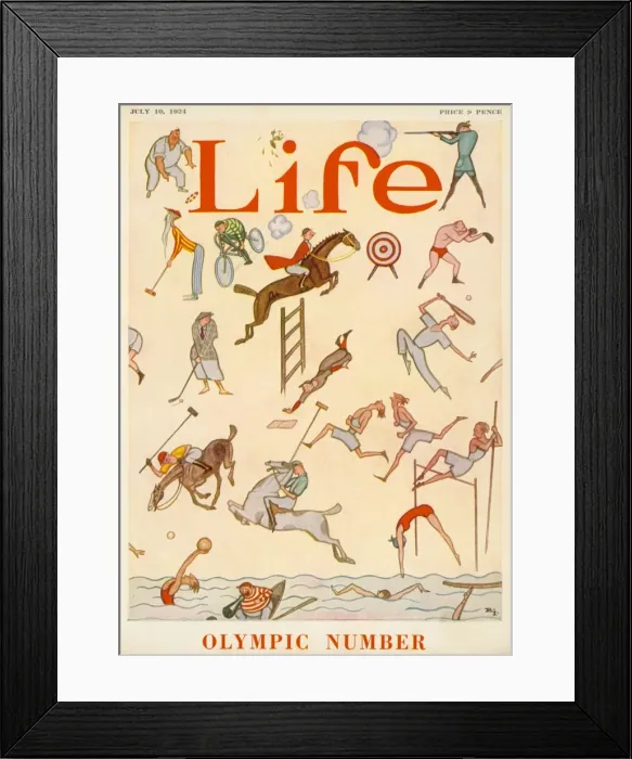 Framed Print : Life / 1924 Olympics Framed Print : Life / 1924 Olympics