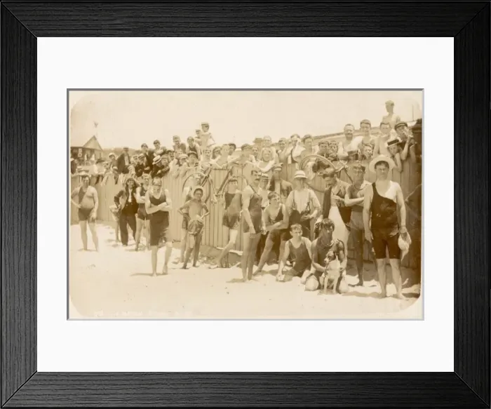 Framed Print : Bondi Beach 1908 Framed Print : Bondi Beach 1908