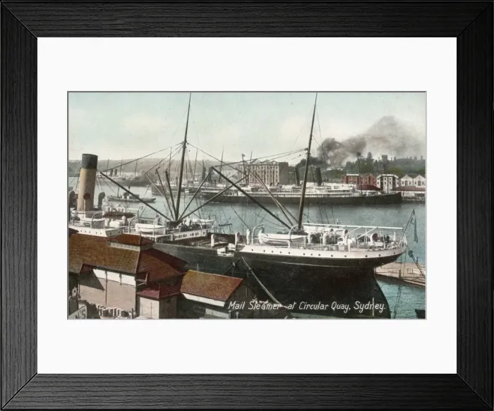 Framed Print : Sydney c. 1900s Framed Print : Sydney c. 1900s