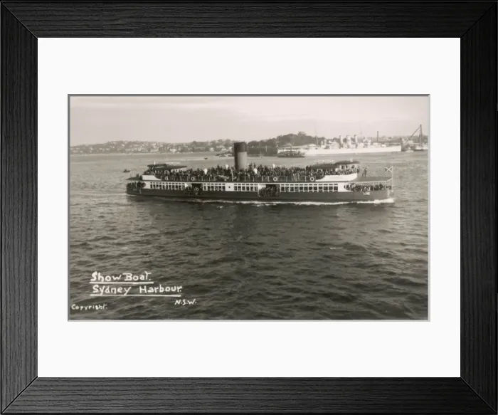 Framed Print : Sydney c. 1930s Framed Print : Sydney c. 1930s