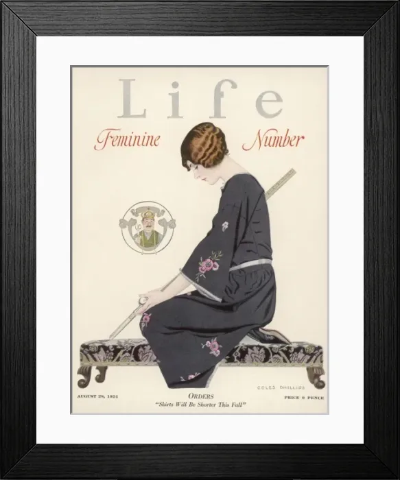 Framed Print : Life / Fashion, shorter skirts 1924 Framed Print : Life / Fashion, shorter skirts 1924