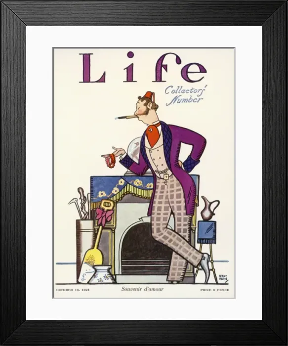 Framed Print : Life  /  Souvenir d amour 1924