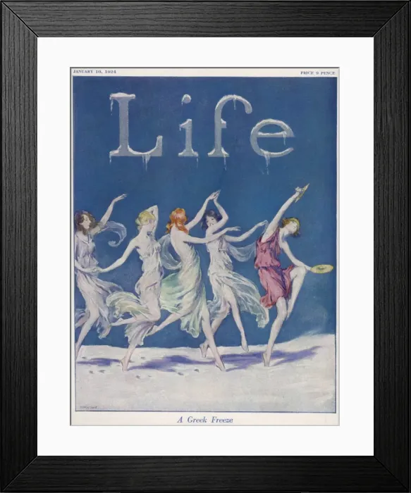 Framed Print : Life / A Greek Freeze, 1924 Framed Print : Life / A Greek Freeze, 1924