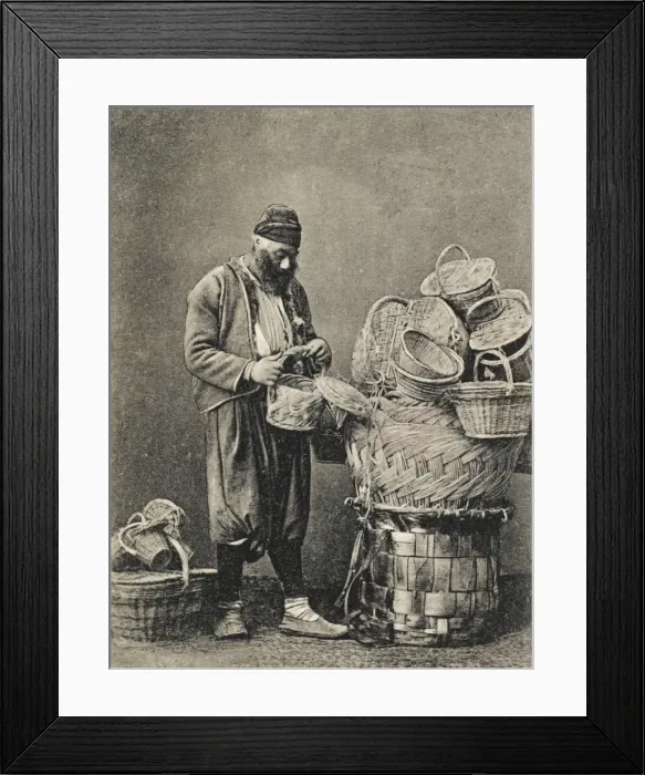 Framed Print : Turkey - Basket Seller Framed Print : Turkey - Basket Seller