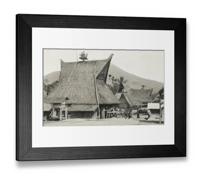 Framed Print : Indonesia - Batak House Framed Print : Indonesia - Batak House