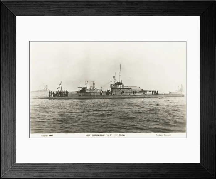 Framed Print : British M3 Submarine Framed Print : British M3 Submarine