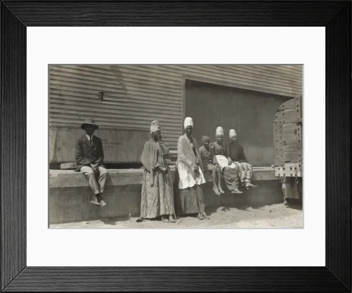 Framed Print : Namibia - Railway Station scene Framed Print : Namibia - Railway Station scene