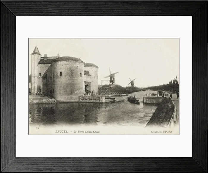 Framed Print : Porte Sainte-Croix, Bruges, Belgium Framed Print : Porte Sainte-Croix, Bruges, Belgium