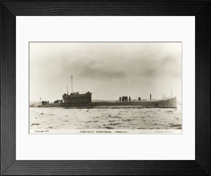Framed Print : Yugoslavian Submarine at Plymouth - Nebojaa Framed Print : Yugoslavian Submarine at Plymouth - Nebojaa