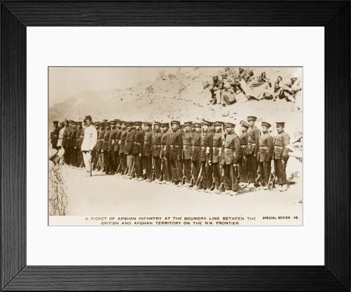 Framed Print : Border Territory - Afghan Infantry - Khyber Pass Framed Print : Border Territory - Afghan Infantry - Khyber Pass