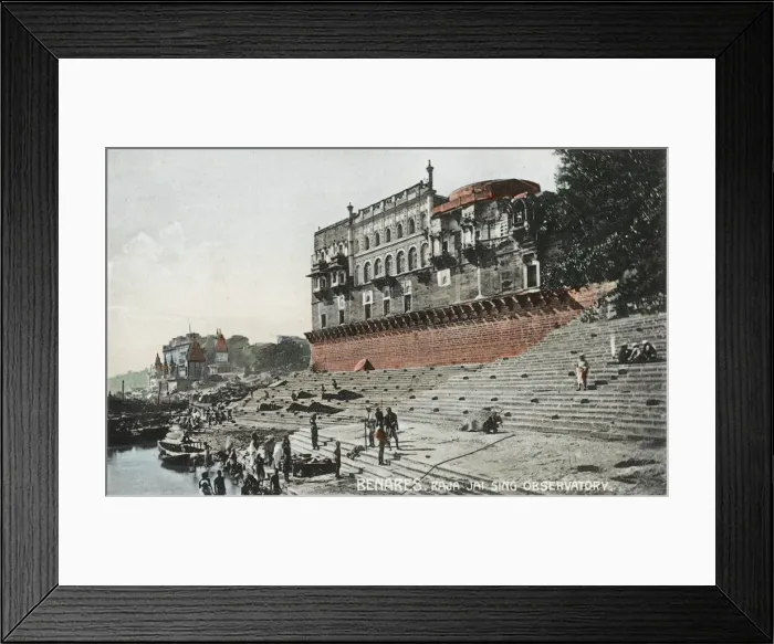 Framed Print : Benares - Banks of the Ganges, India Framed Print : Benares - Banks of the Ganges, India