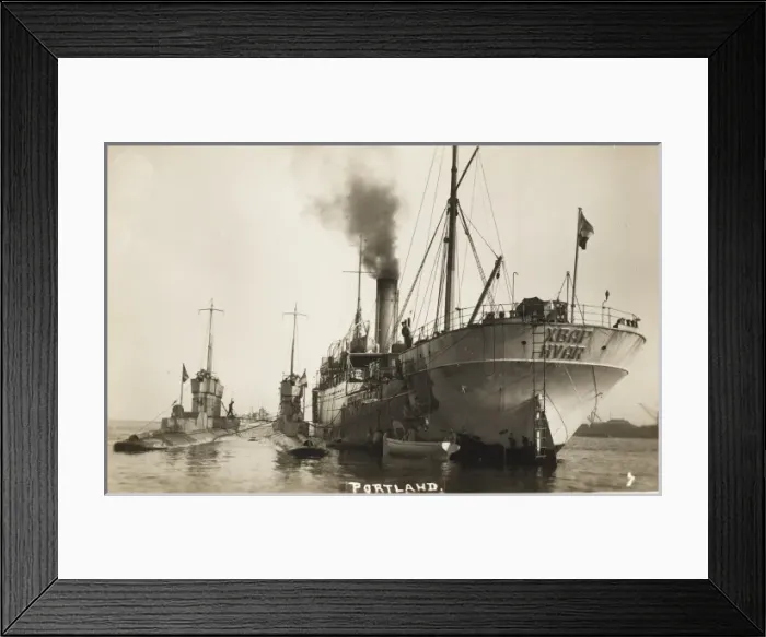 Framed Print : Portland Harbour - Croatian Mother Ship Framed Print : Portland Harbour - Croatian Mother Ship